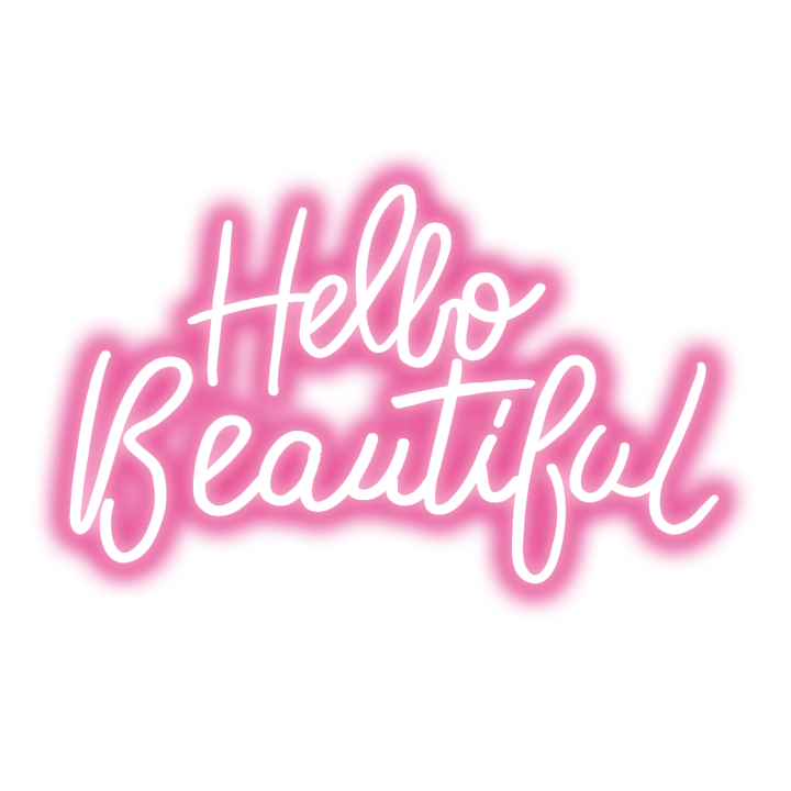 Logo hello beautiful