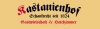 Logo Kastanienhof in Mühlbach im Osterzgebirge | Gastwirtschaft und Hotel | Ihre Gaststätte im Osterzgebi