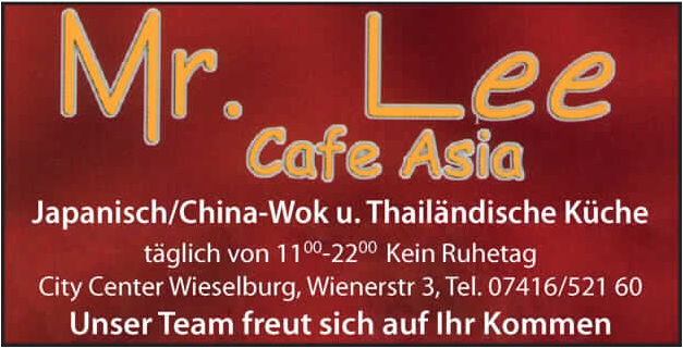Logo Mr. Lee Cafe Asia