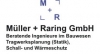 Logo Ingenieurbüro Müller + Raring GmbH - Leverkusen, Tragwerksplanung, Schall- und Wärmeschutz