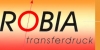 Logo robia transferdruck