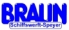Logo Schiffswerft Braun, Werft, Schiffsreparatur, Schiffselektrik, Schiff, Schiffbau, umbau, Schiffe, Sch