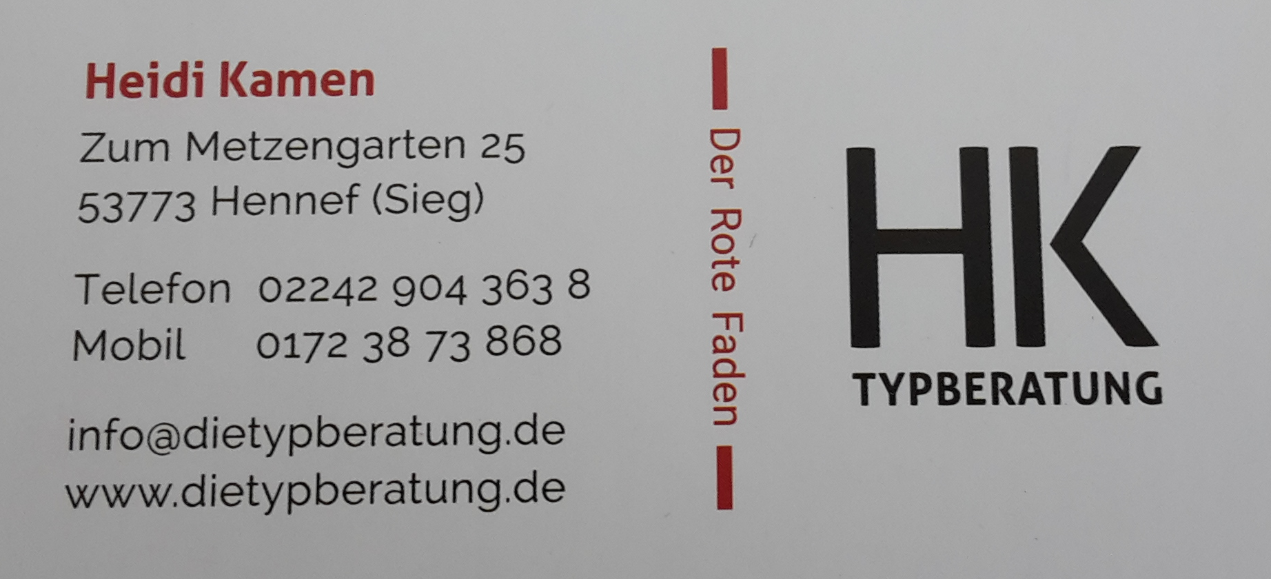 Logo HK Typberatung Heidi Kamen