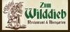 Logo Gasthaus Zum Wilddieb