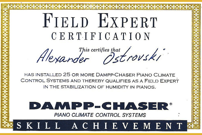 Alexander Ostrovski - Klavierstimmer / Techniker