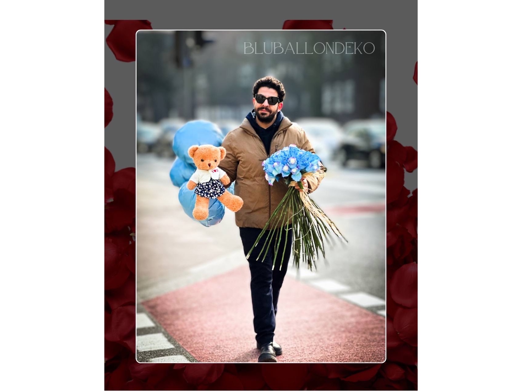 Bluballon Deko