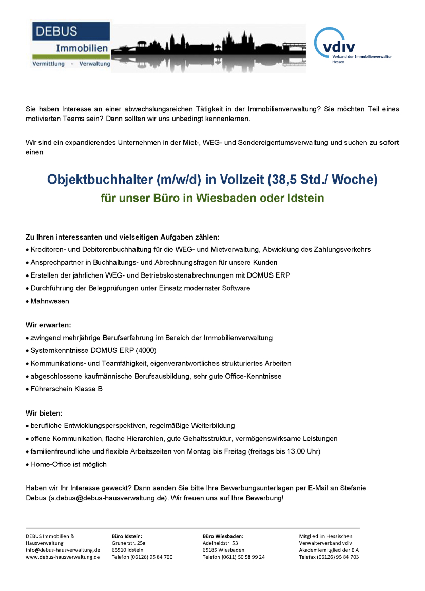 DEBUS Immobilien & Hausverwaltung