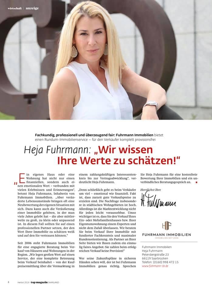 FUHRMANN Immobilien Saarbrücken - Immobilienmakler