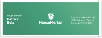 HanseMerkur Versicherung Patrick Belz - Kelkheim