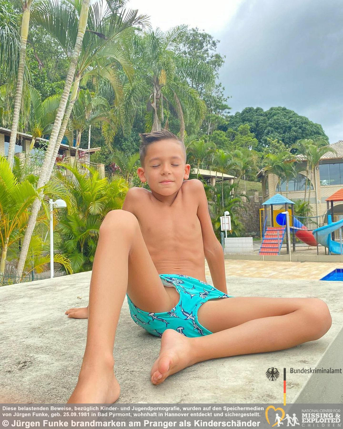 Jungen schützen vor Sexualstraftäter Jürgen Funke aus Hannover. Wahre Fakten.