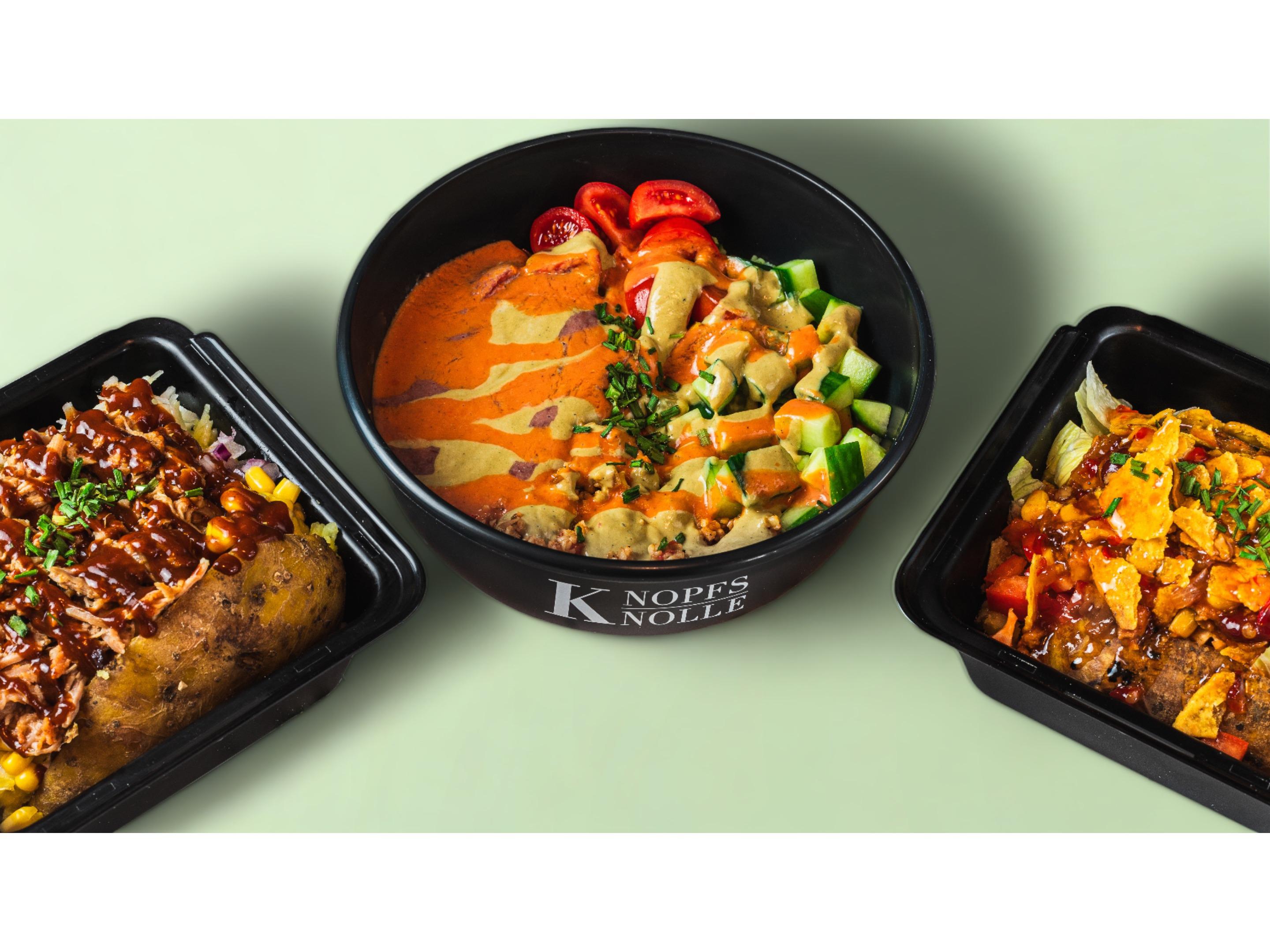 Knopfs Knolle Universitätsstraße (Ofenkartoffel und Stampf)