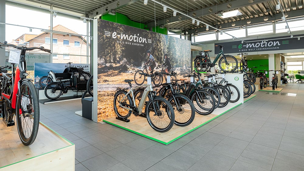 e-motion e-Bike Welt, Dreirad- & Lastenfahrrad-Zentrum Lüdinghausen