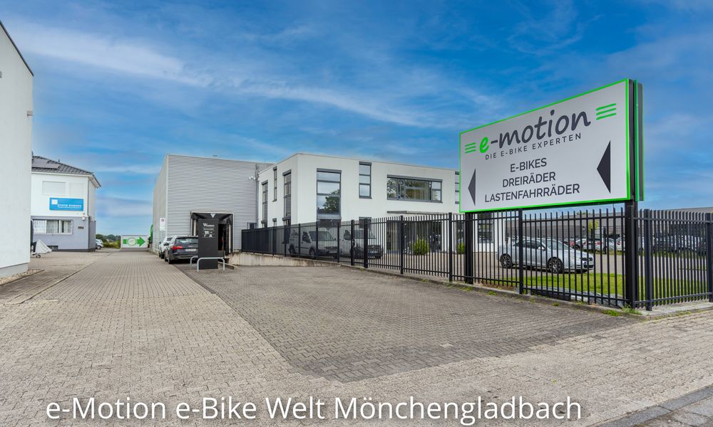 e-motion e-Bike Welt, Dreirad- und Lastenfahrrad-Zentrum Mönchengladbach