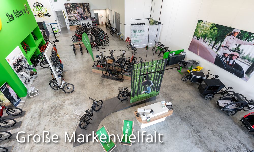 e-motion e-Bike Welt, Dreirad- und Lastenfahrrad-Zentrum Mönchengladbach
