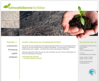Umweltdienste Schlöbe GmbH Geschäftsführer Sven Schlöbe