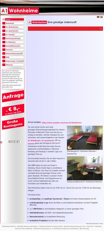 http://a1wohnheime.de