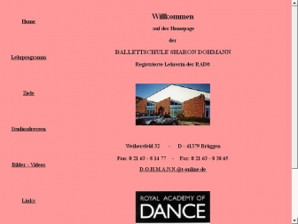 http://ballettschule-sharon-dohmann.de