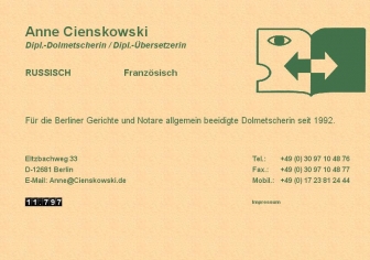 http://cienskowski.de