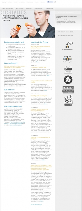 http://crealytics.de