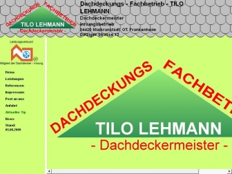http://dachdecker-tilo-lehmann.de