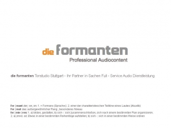 http://formanten.de