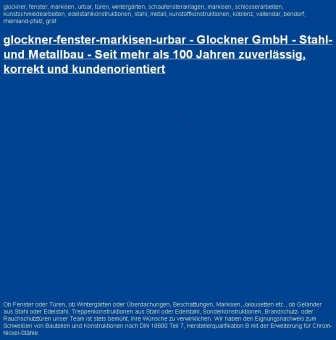 http://glockner-urbar.de