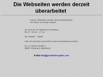 http://grundstein-gmbh.com