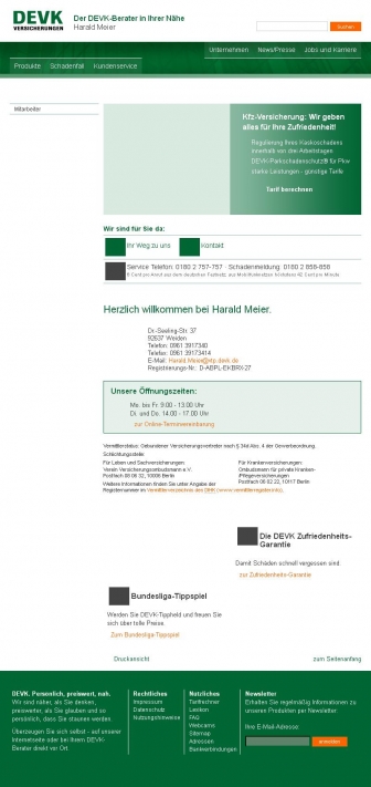 http://harald-meier.devk.de
