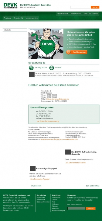 http://hiltrud-alsheimer.devk.de