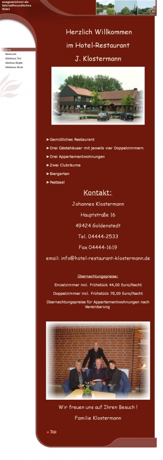 http://hotel-restaurant-klostermann.de