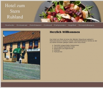 http://hotelzumstern-ruhland.de