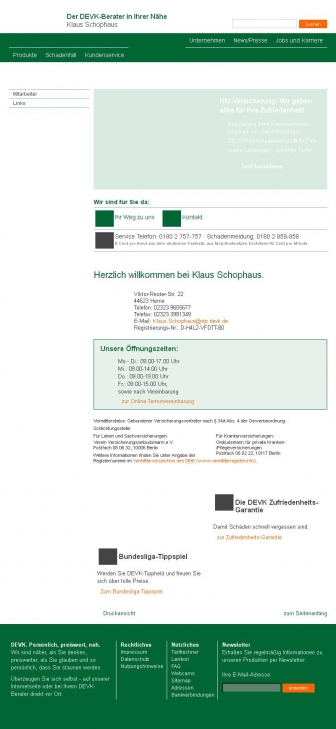 http://klaus-schophaus.devk.de