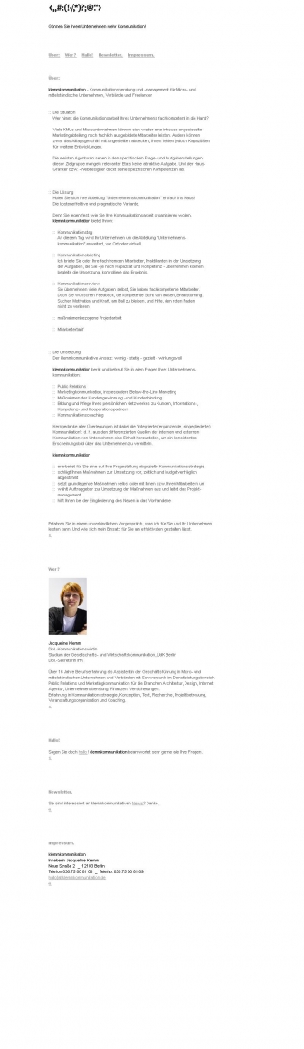 http://klemmkommunikation.de