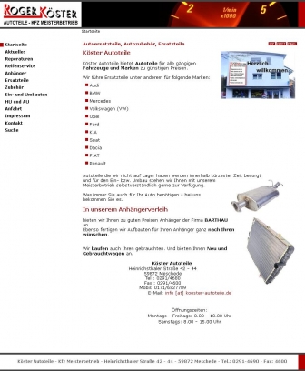 http://koester-autoteile.de