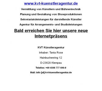 http://kvt-kuenstleragentur.de