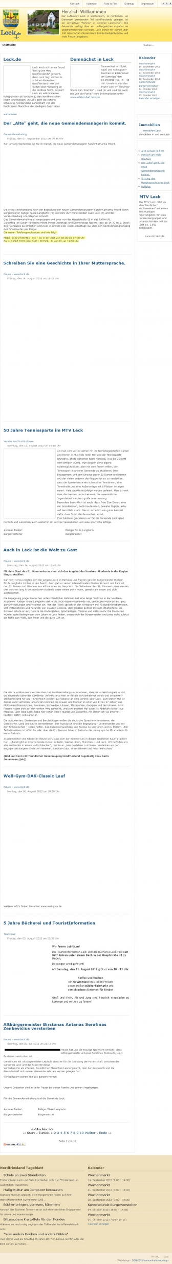 http://leck.de