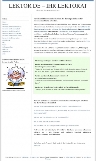 http://lektor.de