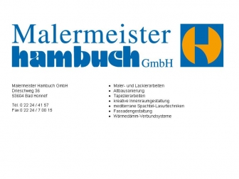 http://malermeister-hambuch.de