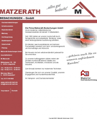 http://matzerath-dach.de