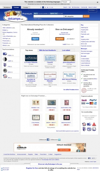 http://premium.delcampe.net