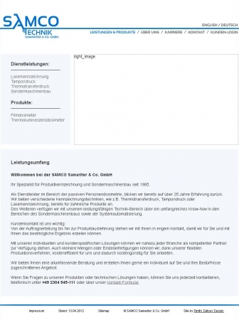 http://www.samco.de