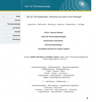 http://thermophysiologie.de