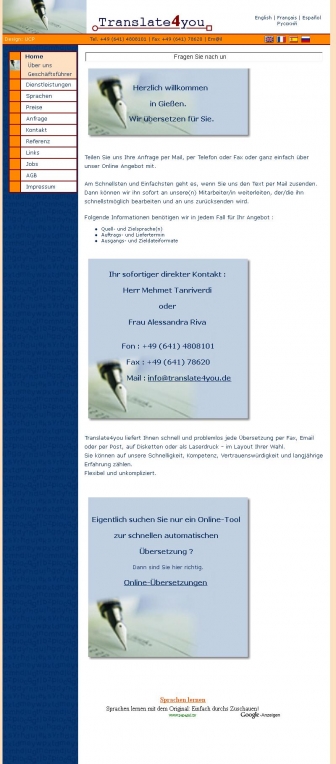 http://translate4you.de
